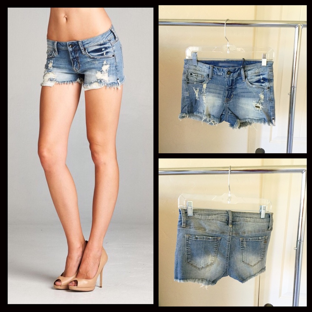 1 LEFT‼️ Misty Distressed Cut Offs - Picture 8 of 8